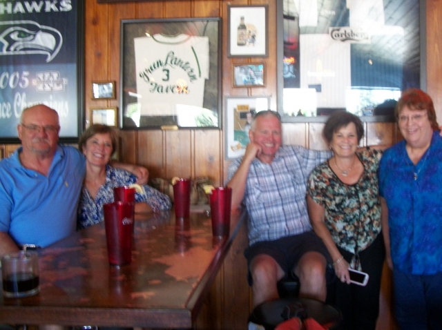 But before the fun, the planning! Dan,Kim and Eric,Claire, and Roberta. 